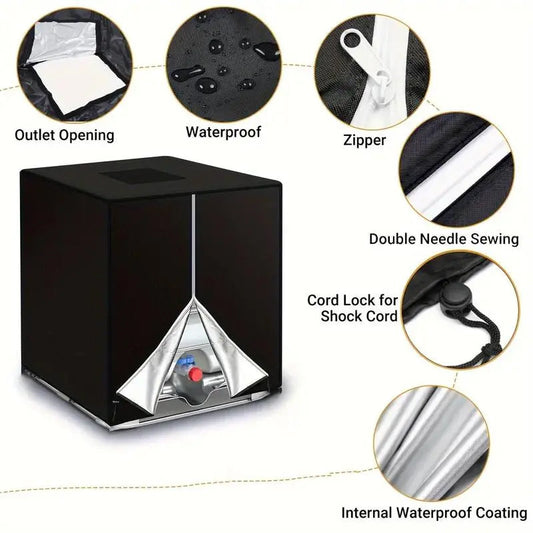 🔥 Housse imperméable pour conteneurs IBC, pour une utilisation en extérieur
