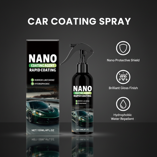 🔥2 achetés, 1 offert🎁 Spray de revêtement céramique nano à action rapide pour voiture