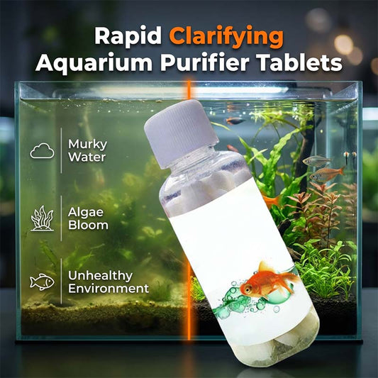 Comprimés purificateurs d'eau pour aquarium Crystal Clear