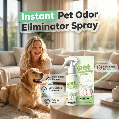 Spray eliminador de olores para mascotas multiusos