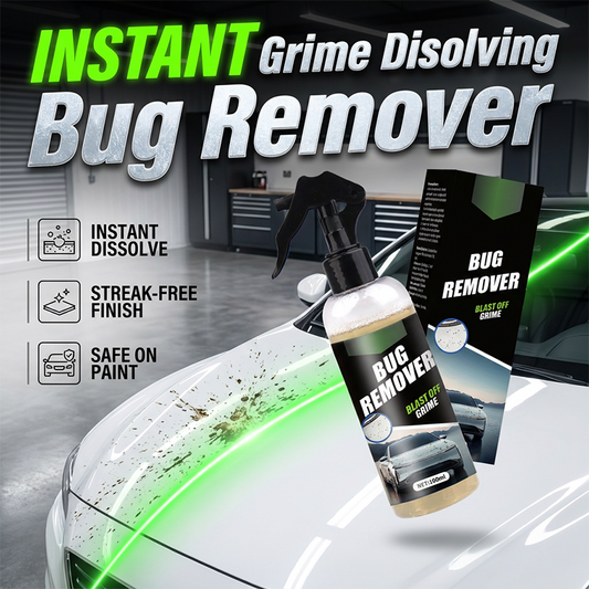 Spray nettoyant insectes pour voiture