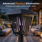 Lampe anti-moustiques solaire d'extérieur - Utilisation sur piquet ou sur pied