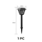 Lampe anti-moustiques solaire d'extérieur - Utilisation sur piquet ou sur pied