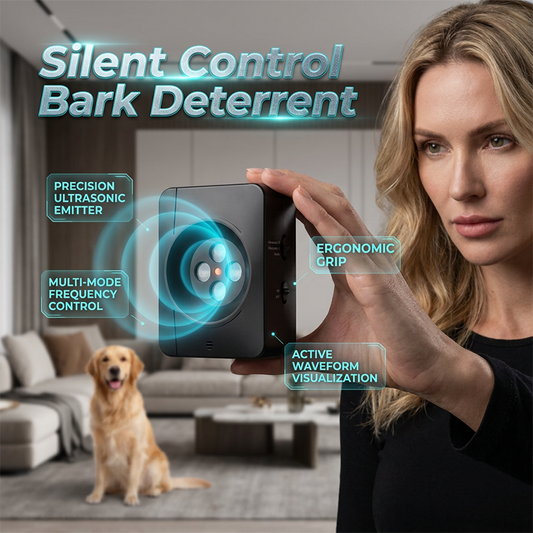 Dispositif anti-aboiements à ultrasons pour chiens