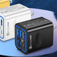 📢📢 -50 % ⏰ Chargeur mural USB-C 50 W à 6 ports