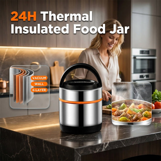 Bocal alimentaire isotherme multicouche en acier inoxydable