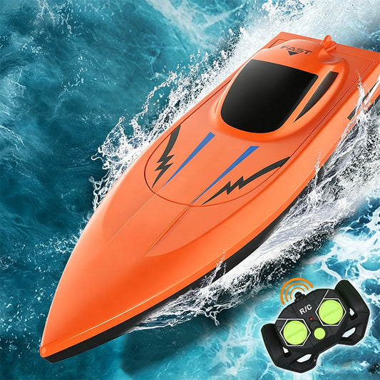 Bateau radiocommandé haute vitesse 2,4 GHz à double moteur