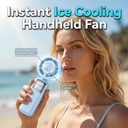 🔥 Promotion d'été 📢 -57 % (était à 69.99 €, maintenant à 29.99 €) !! ⚡ Plus de 50 000 vendus ! ❄️ Ventilateur portable pliable avec écran LED