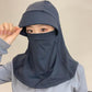 Breathable Full Face Sun Mask with Ponytail Hole