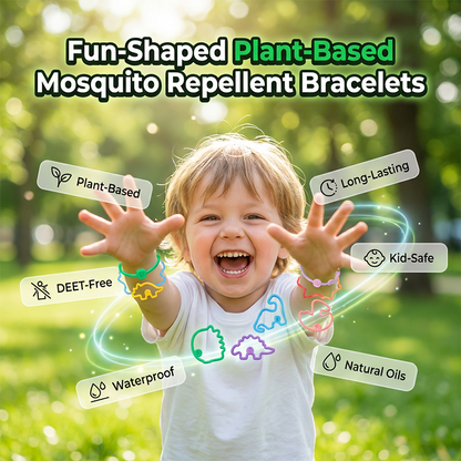 Bracelets anti-moustiques ludiques à base de plantes