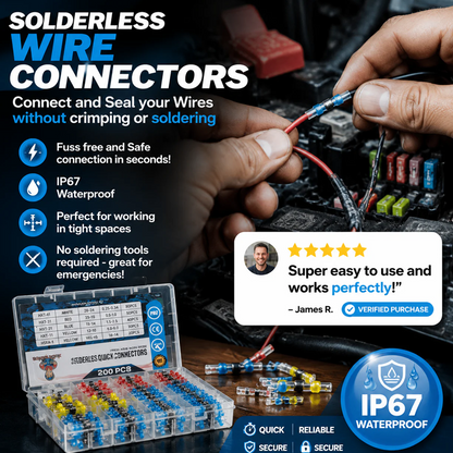 Kit de connecteurs de fils étanches à souder