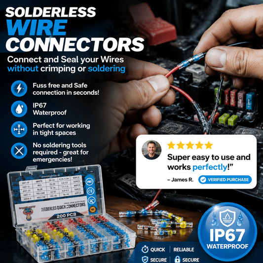 Kit de connecteurs de fils étanches à souder