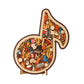 📢📢50% DE RÉDUCTION !! ⏰Puzzle en Bois en Forme de Note de Musique🎶🧩