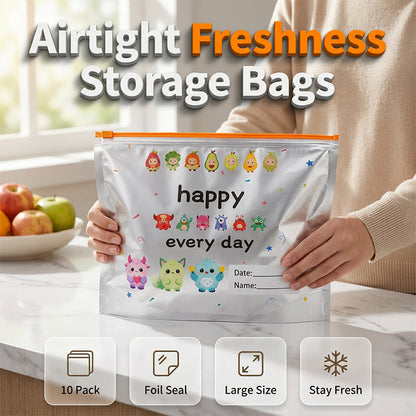 🏆 Offre spéciale du dernier jour : 9.99 € ! ✨Achetez 2 recevez 1 gratuit 💥Sacs de rangement réutilisables en aluminium refermables (10 pièces)