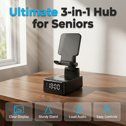 Hub de bureau intelligent 3-en-1 ultime pour les seniors