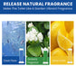 Lot de 3 tampons de gel pour toilettes 42 Fleurs | 6 parfums frais | Nettoyant désodorisant longue durée pour salle de bain