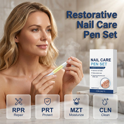 Ensemble de 7 pièces comprenant un stylo et une lime pour ongles décolorés