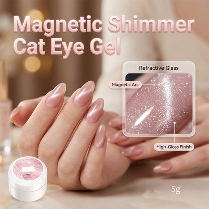 Vernis gel Spar œil de chat brillant à paillettes magnétiques pour ongles