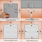 🛠️ Clips de réparation en acier inoxydable pour plaques de plâtre de 12,7 mm (1/2 po) — Fixation murale sans montants, sans support nécessaire 🔩