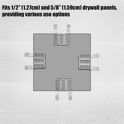 🛠️ Clips de réparation en acier inoxydable pour plaques de plâtre de 12,7 mm (1/2 po) — Fixation murale sans montants, sans support nécessaire 🔩