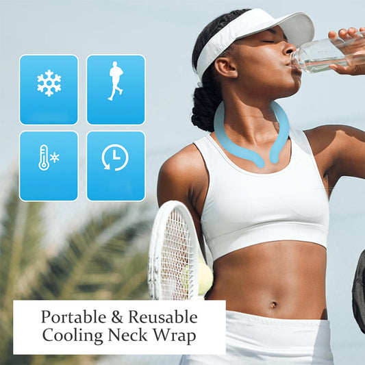 Bandana rafraîchissant portable et réutilisable pour le cou