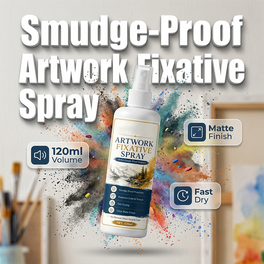 🥳PROMOTION EXCEPTIONNELLE 2026🥳💞Plus de 50 000 unités vendues !🎨🖌️ 50 % de réduction ! Fixateur en spray à séchage rapide – Protège le fusain et les pastels des bavures. Brume ultra-fine, sans coulures. Fini mat, couleurs éclatantes ! 🛡️✨