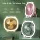 🥳VENTE HEISSER 2026🥳💞50.000+ VERKAUFT!👵❤️ Ventilateur de refroidissement 3-en-1 avec éclairage LED