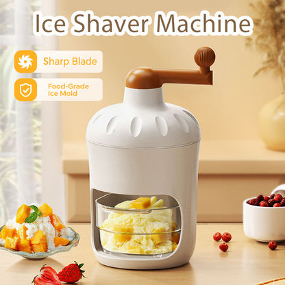 Machine à glace pilée manuelle avec moule à glace