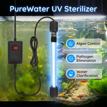 Lampe stérilisatrice UV submersible pour aquarium