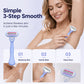 🔥Offre spéciale : 50 % de réduction !🔥 Manche de rasoir 5 lames pour femme – Prise en main ergonomique et antidérapante, compatible avec les recharges 🪒