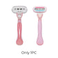 🔥Offre spéciale : 50 % de réduction !🔥 Manche de rasoir 5 lames pour femme – Prise en main ergonomique et antidérapante, compatible avec les recharges 🪒