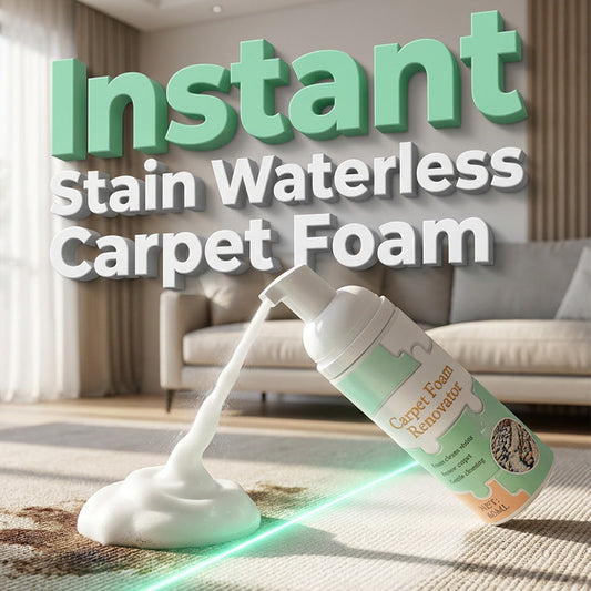 🔥Promotion à durée limitée : 50 % de réduction !🔥 Mousse détachante sans eau pour tapis avec serviette