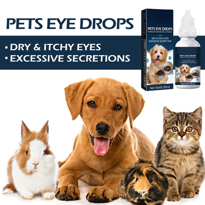 Gouttes oculaires douces pour chiens et chats