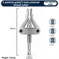 🔩 50 % DE RÉDUCTION MAINTENANT ! Extracteur de vis cassées en acier haute résistance – Extraction et prise 2 en 1, pour vis bloquées, filetages et tiges coincées