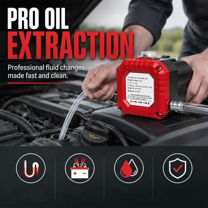 🛢️ 50 % DE RÉDUCTION MAINTENANT ! Pompe de transfert pour huile et carburant en matériau résistant – Aspiration et transfert 2 en 1, vide et remplit rapidement sans éclaboussures, pour voiture, atelier et jardin