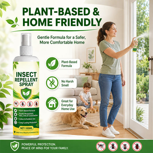 Spray répulsif anti-insectes à base de plantes