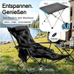 🏕️ 50 % DE RÉDUCTION MAINTENANT ! Chaise longue pliante pour extérieur en structure légère – Détente et transport 2 en 1, pour plage, camping, festival et jardin