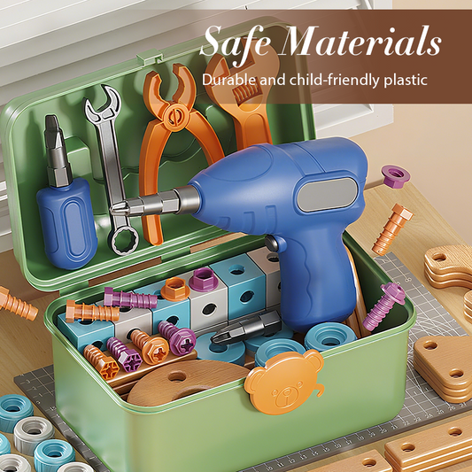 ⏳Offre spéciale à durée limitée⏰Kit d'outils éducatifs à monter soi-même pour enfants - Construisez plus. Apprenez plus. Jouez de manière créative