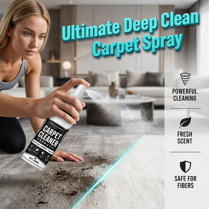 🧽 50 % DE RÉDUCTION MAINTENANT ! Nettoyant pour tapis et moquettes en formule moussante – Nettoyage et protection 2 en 1, élimine les taches, les odeurs et les saletés incrustées, sans rinçage
