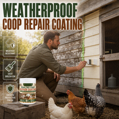 Revêtement de réparation imperméable pour poulailler