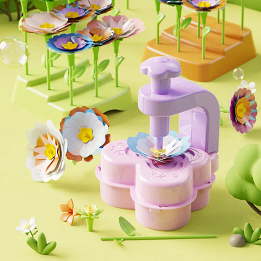 Kit éducatif de presse à fleurs à faire soi-même pour enfants