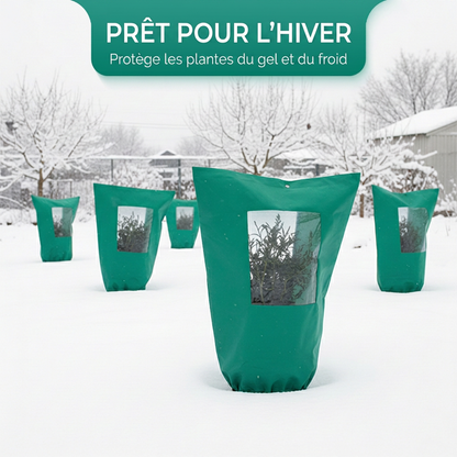 🌿 50 % DE RÉDUCTION MAINTENANT ! Housse de protection hivernale pour plantes en matériau respirant – Protection et respiration 2 en 1, barrière contre le gel, le vent et la neige, pour arbustes, potagers et plantes en pot