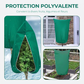 🌿 50 % DE RÉDUCTION MAINTENANT ! Housse de protection hivernale pour plantes en matériau respirant – Protection et respiration 2 en 1, barrière contre le gel, le vent et la neige, pour arbustes, potagers et plantes en pot