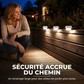 🌞 50 % DE RÉDUCTION MAINTENANT ! Lampe solaire portable pour jardin en acier inoxydable – Éclairage et recharge 2 en 1, lampe multifonctionnelle pour terrasse, camping et extérieur