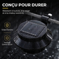 🌞 50 % DE RÉDUCTION MAINTENANT ! Lampe solaire portable pour jardin en acier inoxydable – Éclairage et recharge 2 en 1, lampe multifonctionnelle pour terrasse, camping et extérieur