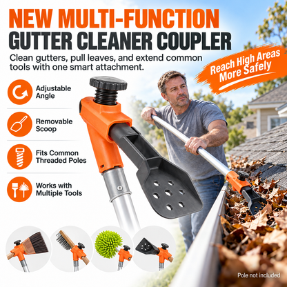 Multi-Functional Gutter Cleaner Tool