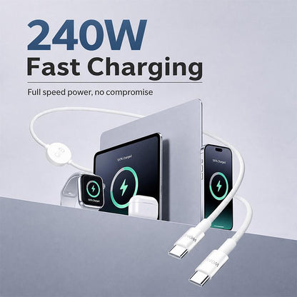 🔌 50 % DE RÉDUCTION MAINTENANT ! Câble de charge magnétique double en nylon tressé résistant – Connexion et protection 2 en 1, se branche en un clin d'œil et protège le port de votre appareil