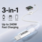 🔌 50 % DE RÉDUCTION MAINTENANT ! Câble de charge magnétique double en nylon tressé résistant – Connexion et protection 2 en 1, se branche en un clin d'œil et protège le port de votre appareil