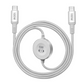 🔌 50 % DE RÉDUCTION MAINTENANT ! Câble de charge magnétique double en nylon tressé résistant – Connexion et protection 2 en 1, se branche en un clin d'œil et protège le port de votre appareil