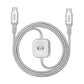 🔌 50 % DE RÉDUCTION MAINTENANT ! Câble de charge magnétique double en nylon tressé résistant – Connexion et protection 2 en 1, se branche en un clin d'œil et protège le port de votre appareil
